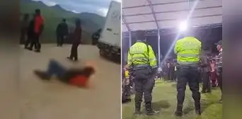 Vecinos capturan a sujetos que habrían robado S/3.000 a comerciante y prenden fuego a uno de ellos en Huánuco