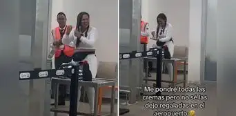Pasajera prefirió echarse todas sus cremas porque no le permitieron transportarlas en vuelo Pasajera prefirió echarse todas sus cremas porque no le permitieron transportarlas en vuelo