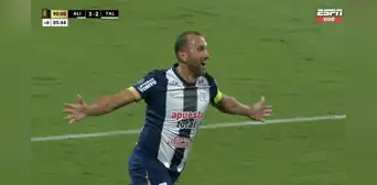 Hernán Barcos le dio el triunfo a Alianza Lima: anotó golazo agónico en el final y puso el 3-2 ante Talleres por la Copa Libertadores