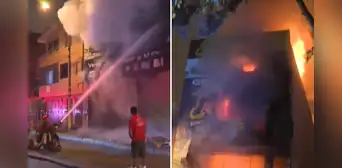 Fuerte incendio en tienda de colchones en Los Olivos: trabajadores denuncian amenazas extorsivas Fuerte incendio en tienda de colchones en Los Olivos: trabajadores denuncian amenazas extorsivas