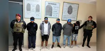 Capturan a barristas que amenazaron con arma de fuego y robaron durante un partido en Tacna Capturan a barristas que amenazaron con arma de fuego y robaron durante un partido en Tacna