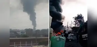 Incendio en almacén de reciclaje genera alarma en Puente Piedra: registran densa humareda