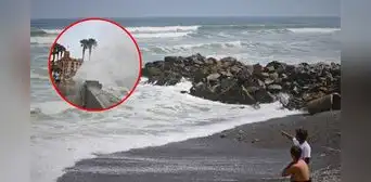 Oleajes anómalos triplicarán tamaño de las olas en la costa peruana, según alerta de la Marina de Guerra Oleajes anómalos triplicarán tamaño de las olas en la costa peruana, según alerta de la Marina de Guerra