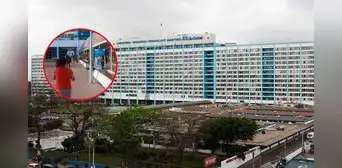 Mujer fallece tras caer de piso 14 del Hospital Rebagliati
