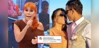 Alejandra Baigorria responde fuerte a Magaly Medina por decir que su boda con Said Palao será con canje: “Está patinando”