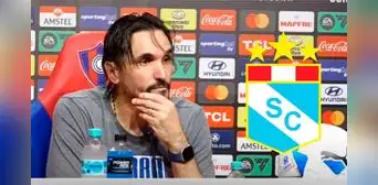 DT de Cerro Porteño enfureció en conferencia por agónico empate de Sporting Cristal: "Se llevó mucho premio"