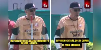 Jorge Fossati dejó fuerte indicación a jugadores de Universitario y advierte a rivales: "Que se coman el codo" Jorge Fossati dejó fuerte indicación a jugadores de Universitario y advierte a rivales: "Que se coman el codo"