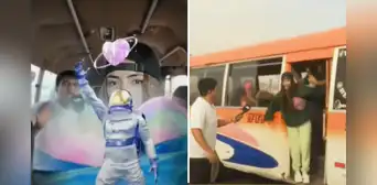 Chofer peruano recibe S/1.000 en TikTok y baja a reportero de ATV del bus en vivo: "Fue un gusto, pero te bajas en el siguiente paradero" Chofer peruano recibe S/1.000 en TikTok y baja a reportero de ATV del bus en vivo: "Fue un gusto, pero te bajas en el siguiente paradero"