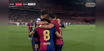 ¡Cierren todo! Pedri marcó espectacular golazo al ángulo y pone el 1-0 del Barcelona ante Real Madrid ¡Cierren todo! Pedri marcó espectacular golazo al ángulo y pone el 1-0 del Barcelona ante Real Madrid