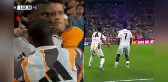 Rüdiger y Vinicius se volvieron locos: intentaron agredir al árbitro lanzando objetos en plena final de la Copa del Rey Rüdiger y Vinicius se volvieron locos: intentaron agredir al árbitro lanzando objetos en plena final de la Copa del Rey