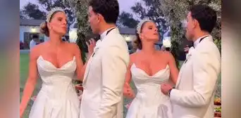 Alejandra Baigorria sorprende al hacerle fuerte reclamo a Said Palao en plena boda: "¡Mírame a mí!"