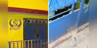 Detonan explosivo en frontis de colegio en SJL: extorsionadores habrían exigido 20.000 dólares al director Detonan explosivo en frontis de colegio en SJL: extorsionadores habrían exigido 20.000 dólares al director