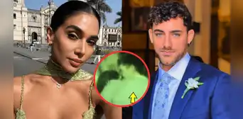 ¿Vania Bludau y Austin Palao se besaron? Son captados en romántico momento en boda de Alejandra Baigorria