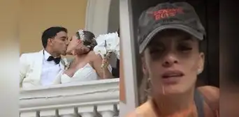 Alejandra Baigorria es captada pasada de copas en su boda con Said Palao y tiene una peculiar reacción: "¿Qué si estoy borracha?"