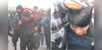 En Puno: detienen a joven tras ser acusado de grabar a escolares dentro de baño de colegio en Juliaca En Puno: detienen a joven tras ser acusado de grabar a escolares dentro de baño de colegio en Juliaca