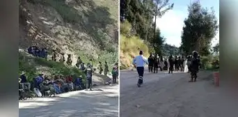 Comuneros de Cusco inician huelga indefinida: bloquean el Corredor Vial Sur en protesta contra el Gobierno y la minera Las Bambas Comuneros de Cusco inician huelga indefinida: bloquean el Corredor Vial Sur en protesta contra el Gobierno y la minera Las Bambas