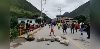 Paro de 72 horas en Cutervo: exigen terminar la Carretera Longitudinal de la Sierra tras 11 años de abandono