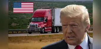 Donald Trump firmó orden que obliga a camioneros en EEUU a dominar el idioma inglés en 2025