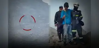 Hombre fue reportado como desaparecido y es hallado en la cima de un cerro en Chosica: subió solo y no supo cómo bajar