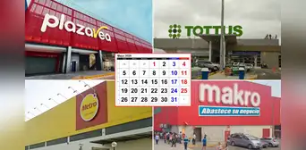 Día del Trabajador: revisa cómo es el horario de atención de supermercados como Plaza Vea, Metro, Tottus y Vivanda Día del Trabajador: revisa cómo es el horario de atención de supermercados como Plaza Vea, Metro, Tottus y Vivanda