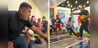 Padre participó en juego infantil durante cumpleaños, pero se enojó y se fue: “Tumba la fiesta” Padre participó en juego infantil durante cumpleaños, pero se enojó y se fue: “Tumba la fiesta”