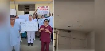 Personal de salud del centro materno infantil de Cañete denuncia pésimo estado del establecimiento: techos están al borde del colapso Personal de salud del centro materno infantil de Cañete denuncia pésimo estado del establecimiento: techos están al borde del colapso