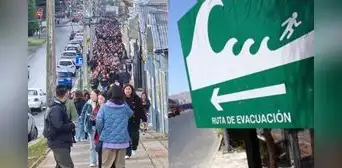Terremoto en Chile: gobierno evacua zonas costeras ante posible de tsunami Terremoto en Chile: gobierno evacua zonas costeras ante posible de tsunami