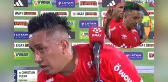 Christian Cueva abandonó entrevista: hinchas de Alianza Lima le arrojaron objetos al final del partido Christian Cueva abandonó entrevista: hinchas de Alianza Lima le arrojaron objetos al final del partido