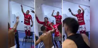 Christian Cueva celebró cantando 'El Cervecero' en el camerino de Matute tras ganarle a Alianza Lima Christian Cueva celebró cantando 'El Cervecero' en el camerino de Matute tras ganarle a Alianza Lima