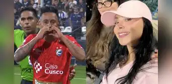 Christian Cueva recibió el apoyo de Pamela Franco en Matute durante la victoria de Cienciano sobre Alianza Lima Christian Cueva recibió el apoyo de Pamela Franco en Matute durante la victoria de Cienciano sobre Alianza Lima