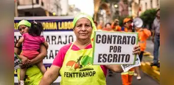 Solo el 5% de las trabajadoras del hogar en Perú tiene un contrato escrito, según estudio de la OIT Solo el 5% de las trabajadoras del hogar en Perú tiene un contrato escrito, según estudio de la OIT