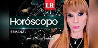 El horóscopo de Mhoni Vidente del 5 al 11 de mayo: predicciones y buenos augurios para esta semana El horóscopo de Mhoni Vidente del 5 al 11 de mayo: predicciones y buenos augurios para esta semana