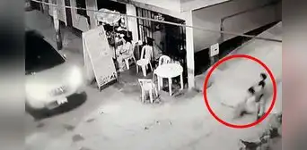 Tres niños atropellados por una camioneta en SJL: cámaras captaron el momento exacto