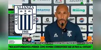 DT de Talleres, rival de Alianza Lima en Copa Libertadores, renuncia en plena conferencia: "Me duele en el alma" DT de Talleres, rival de Alianza Lima en Copa Libertadores, renuncia en plena conferencia: "Me duele en el alma"