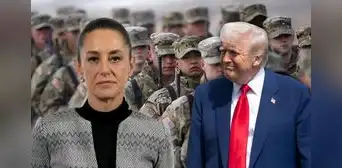 Sheinbaum responde a la oferta de Trump de enviar militares de EEUU para combatir el narcotráfico en México Sheinbaum responde a la oferta de Trump de enviar militares de EEUU para combatir el narcotráfico en México