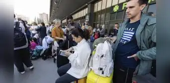Roban cable de trenes de alta velocidad en España y más de 10.000 pasajeros quedaron varados tras falla operativa