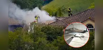 Choque de avioneta contra casas en California deja dos muertos: también iba un perro a bordo Choque de avioneta contra casas en California deja dos muertos: también iba un perro a bordo