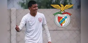 'Joya' de Universitario de 16 años fue invitado por Benfica a pasar pasantía: aún no debuta en la Liga 1