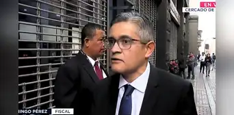 José Domingo Pérez llega al Ministerio Público tras anulación de su suspensión disciplinaria