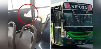 Atentado en la Vía Evitamiento: lanzan bomba molotov a bus de Vipusa con pasajeros a bordo Atentado en la Vía Evitamiento: lanzan bomba molotov a bus de Vipusa con pasajeros a bordo