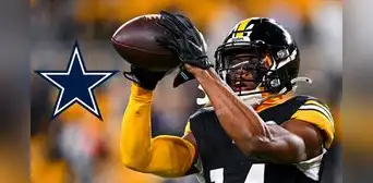 ¡Remezón en la NFL! Receptor George Pickens llega a los Dallas Cowboys en intercambio con Steelers