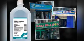Precio del suero fisiológico se dispara: hasta S/45 el litro en boticas de Lima y Callao Precio del suero fisiológico se dispara: hasta S/45 el litro en boticas de Lima y Callao