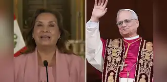 Dina Boluarte se cuelga del nuevo papa León XIV: "El papa es peruano, Dios ama al Perú"