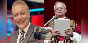Günter Rave llega a Roma y sorprende al hablar en italiano sobre elección del nuevo Papa nacionalizado peruano Günter Rave llega a Roma y sorprende al hablar en italiano sobre elección del nuevo Papa nacionalizado peruano