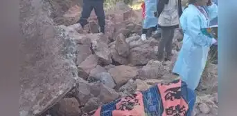Trabajador pierde la vida tras ser aplastado por una roca gigante mientras extraía sillar en Cusco