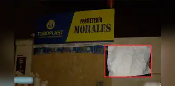 "Son S/50.000, sino te mato": extorsionadores detonan explosivo frente a ferretería en SJL y dejan carta amenazante "Son S/50.000, sino te mato": extorsionadores detonan explosivo frente a ferretería en SJL y dejan carta amenazante
