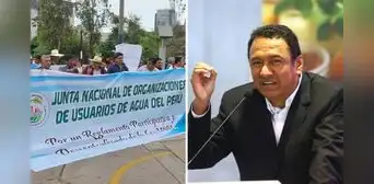 Junta de Usuarios de Agua del Perú exige la salida del ministro Ángel Manero y del jefe de la ANA