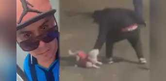 Indignación en Trujillo: sujeto golpea brutalmente a un perrito cerca del centro histórico, vecinos grabaron el ataque Indignación en Trujillo: sujeto golpea brutalmente a un perrito cerca del centro histórico, vecinos grabaron el ataque