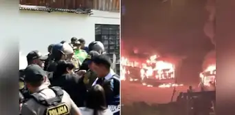 Capturan a alias "Josué", presunto extorsionador implicado en incendio a cústers en San Juan de Lurigancho Capturan a alias "Josué", presunto extorsionador implicado en incendio a cústers en San Juan de Lurigancho