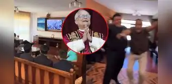 Captan el momento exacto en que miembros de la Diócesis de Chiclayo se enteran de la elección del nuevo papa León XIV: ¡Gol peruano!